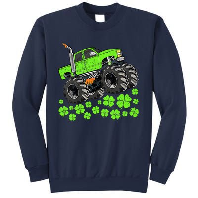 St Patricks Day Lucky Monster Truck Sweatshirt