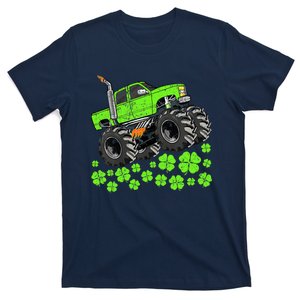 St Patricks Day Lucky Monster Truck T-Shirt