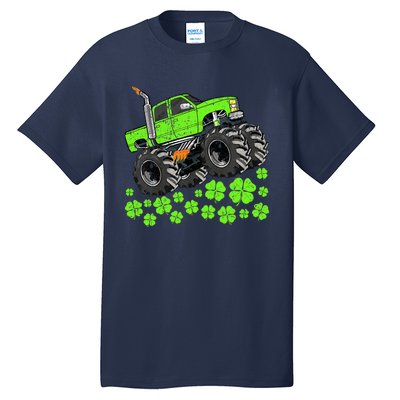 St Patricks Day Lucky Monster Truck Tall T-Shirt