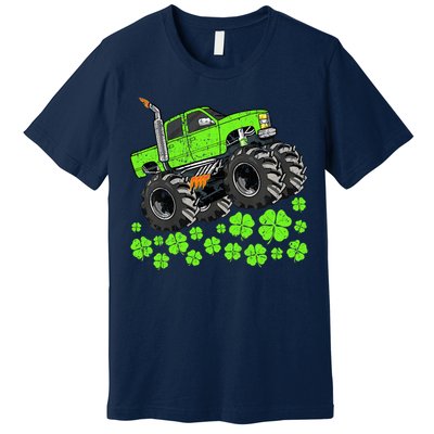 St Patricks Day Lucky Monster Truck Premium T-Shirt