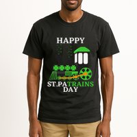 St Patricks Day For Shamrock Train Transportation Tall T-Shirt