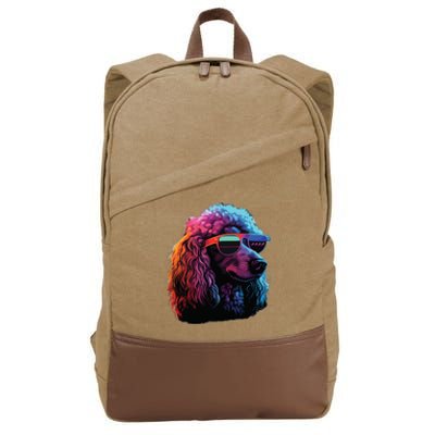 Standard Poodle Dogs Standard Poodles Cotton Canvas Backpack