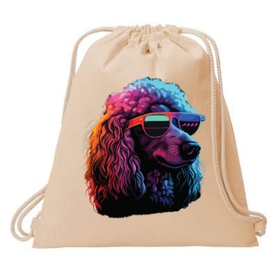 Standard Poodle Dogs Standard Poodles Drawstring Bag