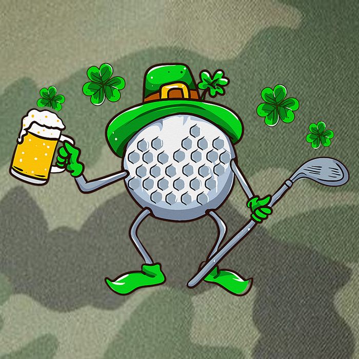 St Patricks Day Golf Golfing Irish Golfer Beer Humor Legacy Tie Dye Trucker Hat