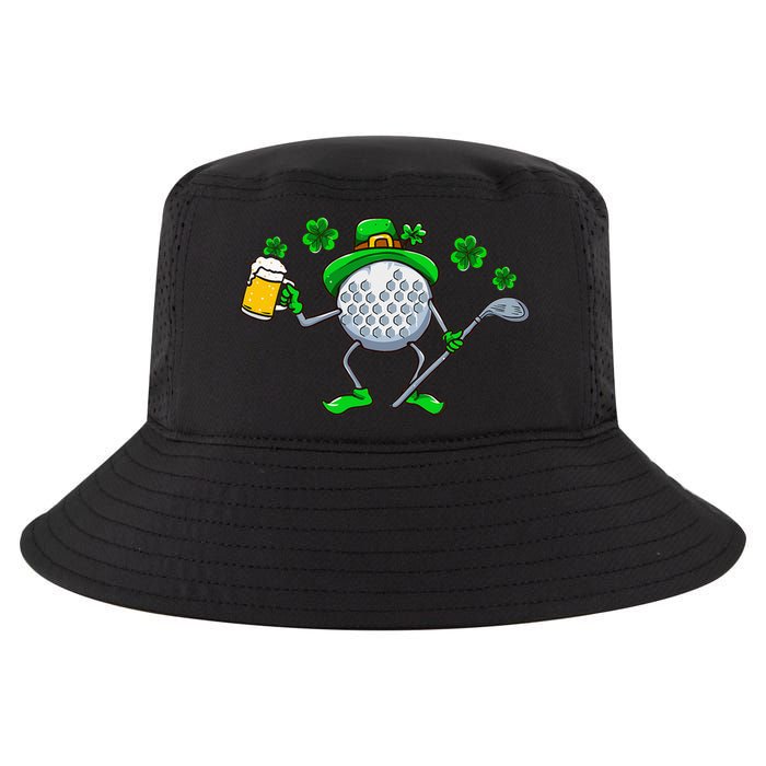 St Patricks Day Golf Golfing Irish Golfer Beer Humor Cool Comfort Performance Bucket Hat