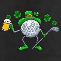 St Patricks Day Golf Golfing Irish Golfer Beer Humor Cool Comfort Performance Bucket Hat