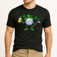 St Patricks Day Golf Golfing Irish Golfer Beer Humor Cooling Performance Crew T-Shirt