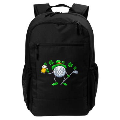 St Patricks Day Golf Golfing Irish Golfer Beer Humor Backpack