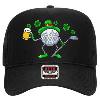St Patricks Day Golf Golfing Irish Golfer Beer Humor Trucker Hat