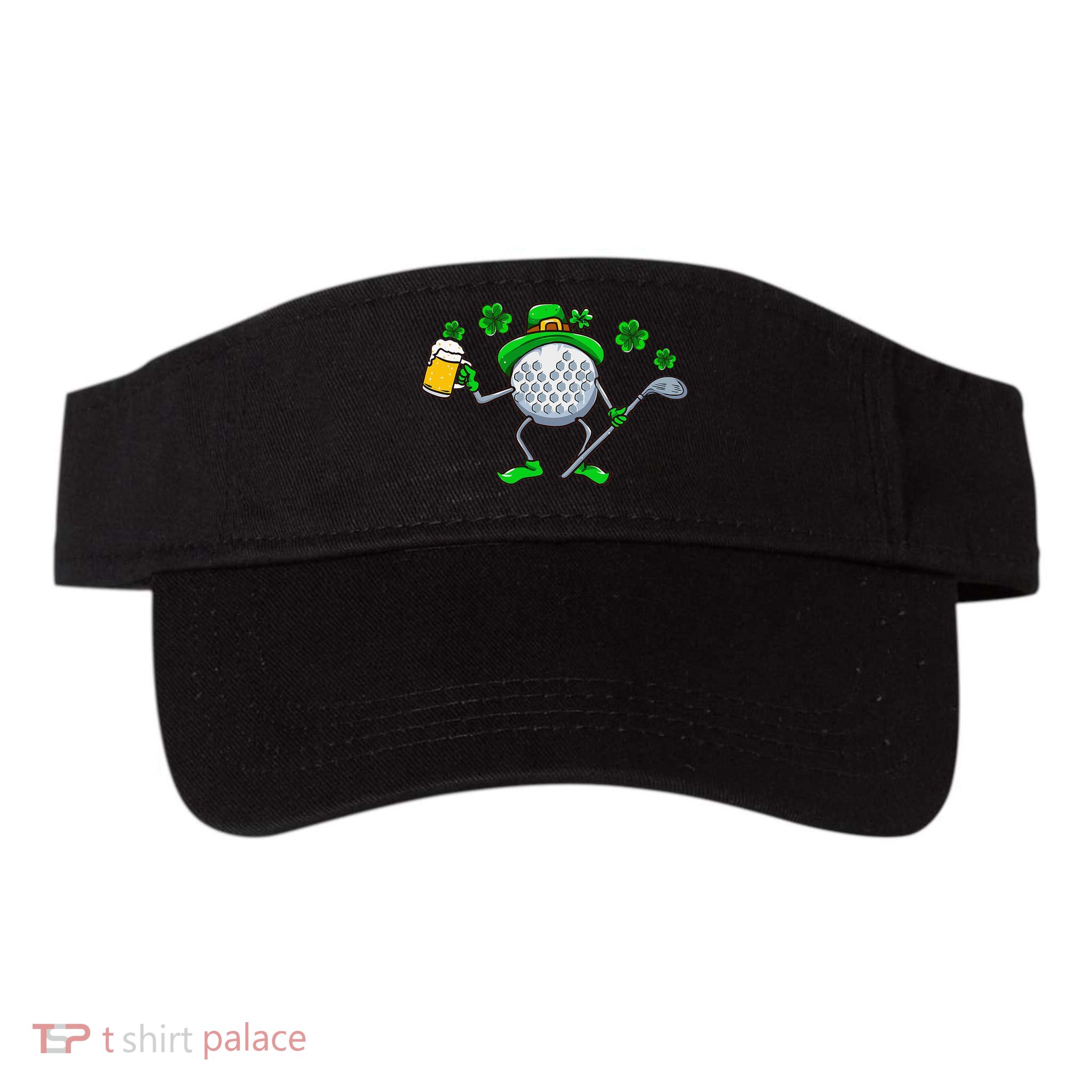 St Patricks Day Golf Golfing Irish Golfer Beer Humor Visor