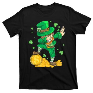 St Patrick Day Dabbing Leprechaun Irish Gift T-Shirt