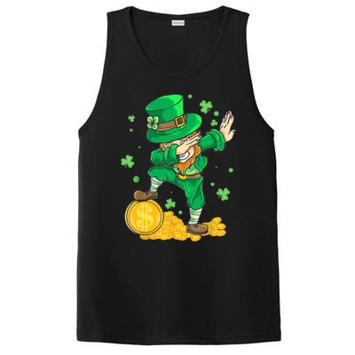 St Patrick Day Dabbing Leprechaun Irish Gift PosiCharge Competitor Tank