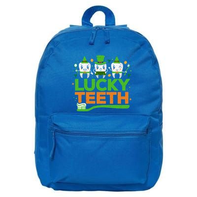 St Patrick Dentist Teeth Dental Rdh Saint Patricks Day Cool Gift 16 in Basic Backpack