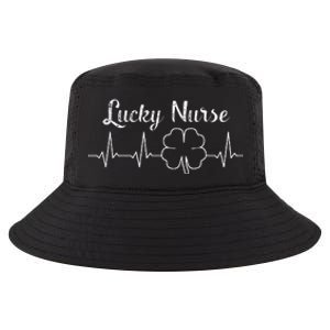 St Patrick's Day Nurse 4 Leaf Clover St Paddy's Gift Cool Comfort Performance Bucket Hat