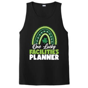 St Patricks Day One Lucky Facilities Planner Gift PosiCharge Competitor Tank