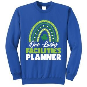 St Patricks Day One Lucky Facilities Planner Gift Sweatshirt