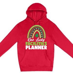 St Patricks Day One Lucky Facilities Planner Gift Premium Pullover Hoodie