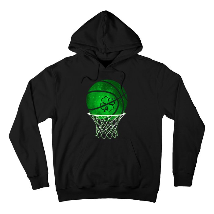 St Patricks day Shamrock Basketball Irish Hoodie