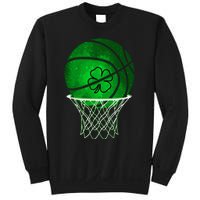 St Patricks day Shamrock Basketball Irish Sweatshirt