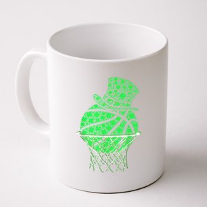 St Patricks Day Shamrock Basketball Irish Coffee Mug