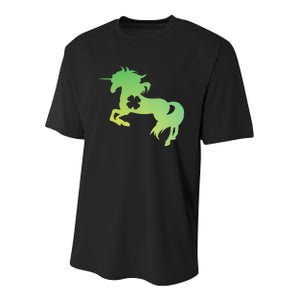 Saint Patrick's Day Unicorn For Saint Patrick's Day Youth Performance Sprint T-Shirt