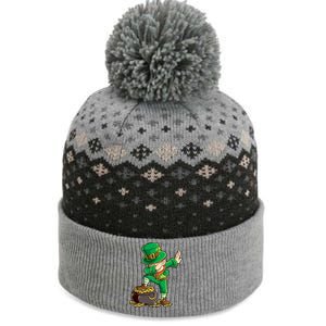 St Patricks Day Dabbing Leprechaun Boys Kids Men Dab Youth The Baniff Cuffed Pom Beanie