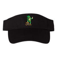 St Patricks Day Dabbing Leprechaun Boys Kids Men Dab Youth Valucap Bio-Washed Visor