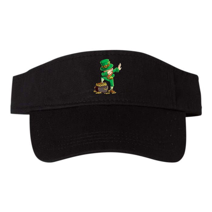 St Patricks Day Dabbing Leprechaun Boys Kids Men Dab Youth Valucap Bio-Washed Visor