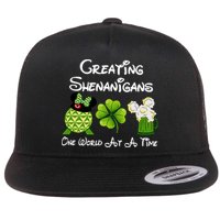 St Patrick's Day Epcot Creating Shenanigans One World At A Time Flat Bill Trucker Hat