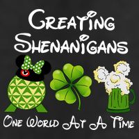 St Patrick's Day Epcot Creating Shenanigans One World At A Time Trucker Hat