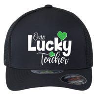 St Patricks Day One Lucky Teacher Flexfit Unipanel Trucker Cap