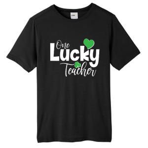 St Patricks Day One Lucky Teacher Tall Fusion ChromaSoft Performance T-Shirt