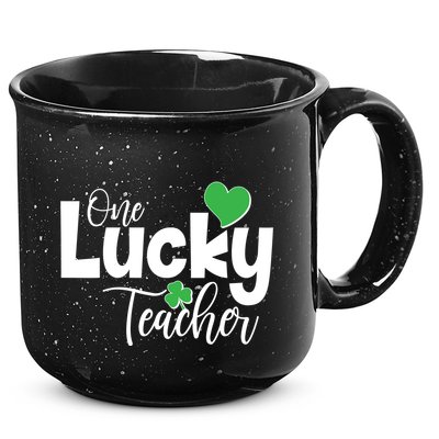 St Patricks Day One Lucky Teacher 15oz Campfire Ceramic Mug
