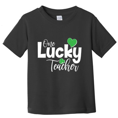 St Patricks Day One Lucky Teacher Toddler T-Shirt