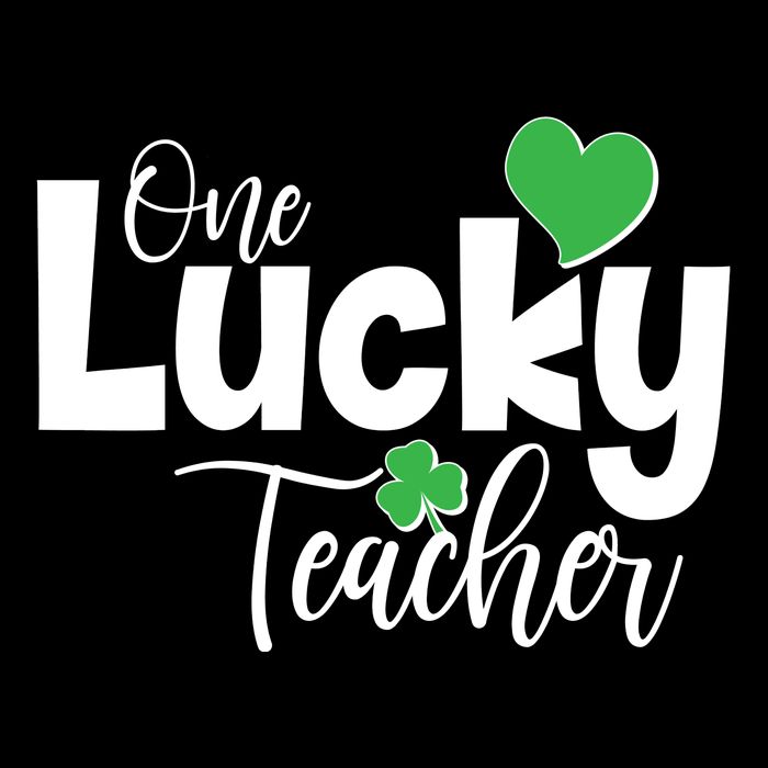 St Patricks Day One Lucky Teacher Kids T-Shirt