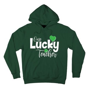 St Patricks Day One Lucky Teacher Hoodie