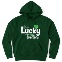 St Patricks Day One Lucky Teacher Hoodie