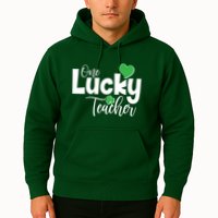 St Patricks Day One Lucky Teacher Hoodie