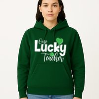 St Patricks Day One Lucky Teacher Hoodie