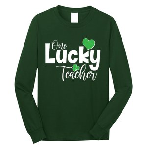 St Patricks Day One Lucky Teacher Long Sleeve Shirt