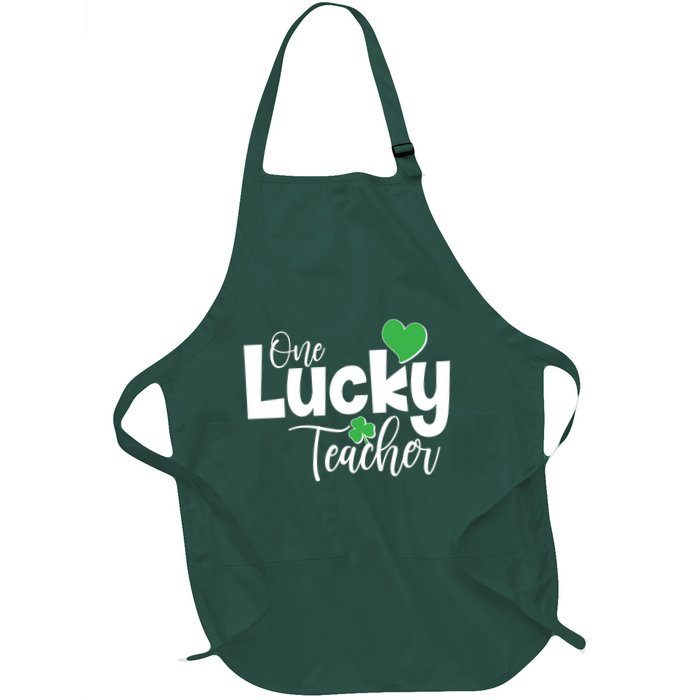 St Patricks Day One Lucky Teacher Apron