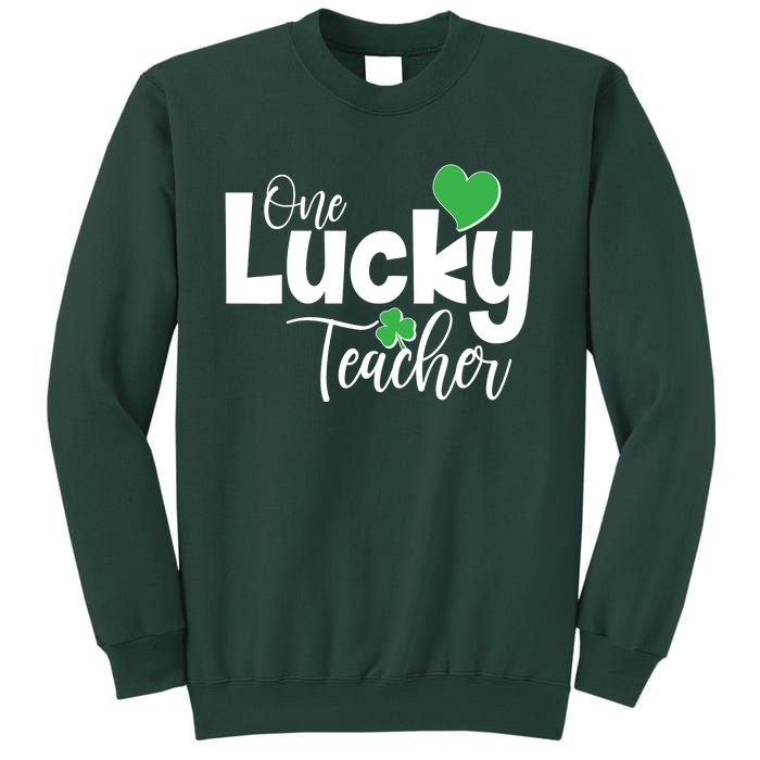 St Patricks Day One Lucky Teacher Sweatshirt