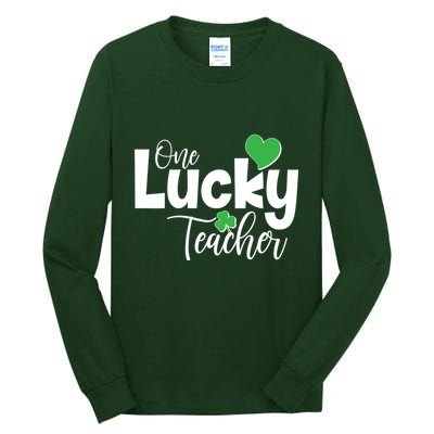 St Patricks Day One Lucky Teacher Tall Long Sleeve T-Shirt