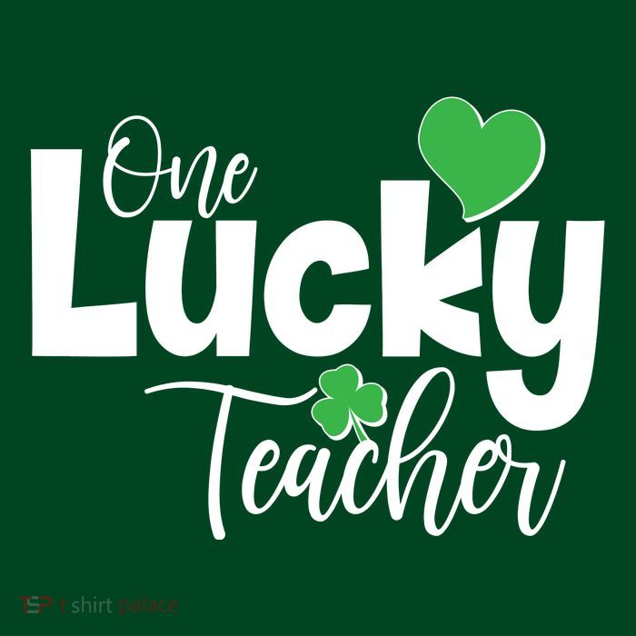 St Patricks Day One Lucky Teacher Poster