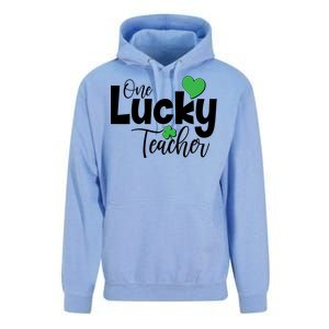 St Patricks Day One Lucky Teacher Unisex Surf Hoodie