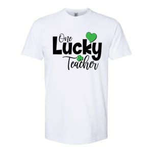 St Patricks Day One Lucky Teacher Softstyle CVC T-Shirt