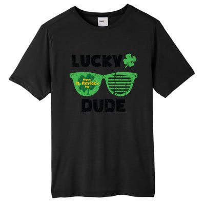 St Patrick's Day Vintage Funny Irish Lucky Dude Cute Gift Tall Fusion ChromaSoft Performance T-Shirt