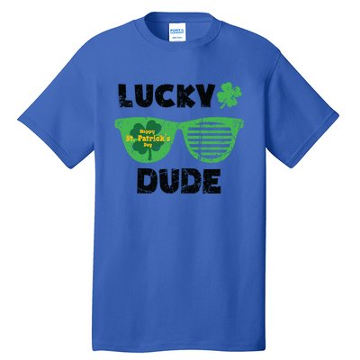 St Patrick's Day Vintage Funny Irish Lucky Dude Cute Gift Tall T-Shirt