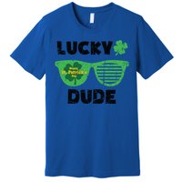 St Patrick's Day Vintage Funny Irish Lucky Dude Cute Gift Premium T-Shirt