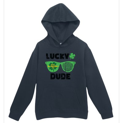 St Patrick's Day Vintage Funny Irish Lucky Dude Cute Gift Urban Pullover Hoodie